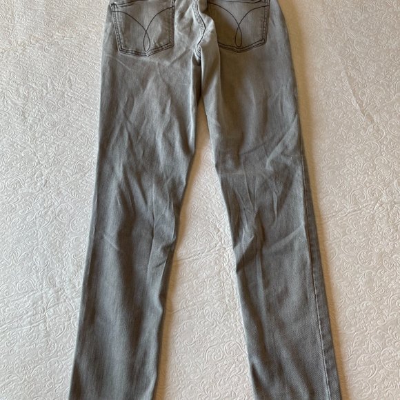 Calvin Klein Grey Jeans Size 30/32 Ultimate Skinny - Picture 2 of 4